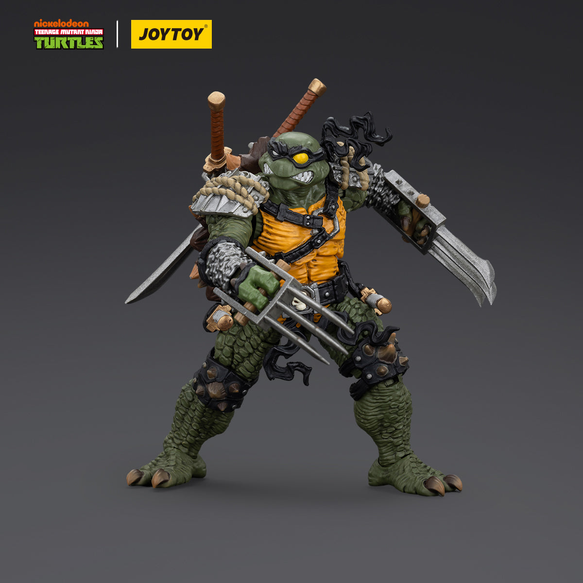 JOYTOY 1/18 Action Figure TMNT-Slash & Tokka Collection Model Birthday