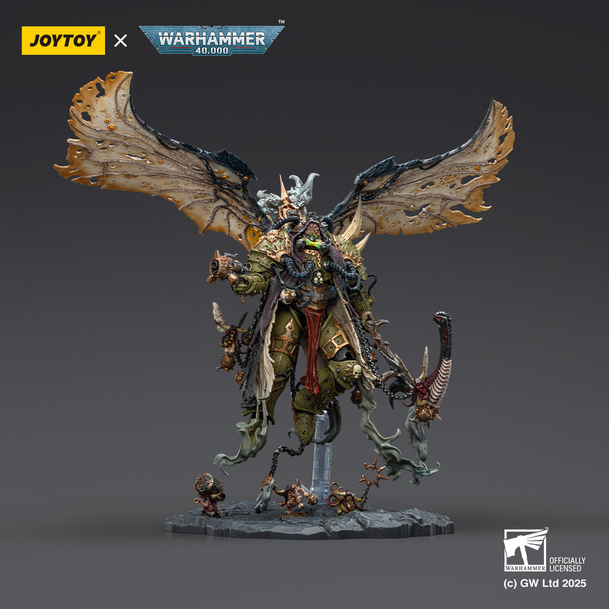 JOYTOY Warhammer 40k 1/18 Action Figure Mortarion, Daemon Primarch of